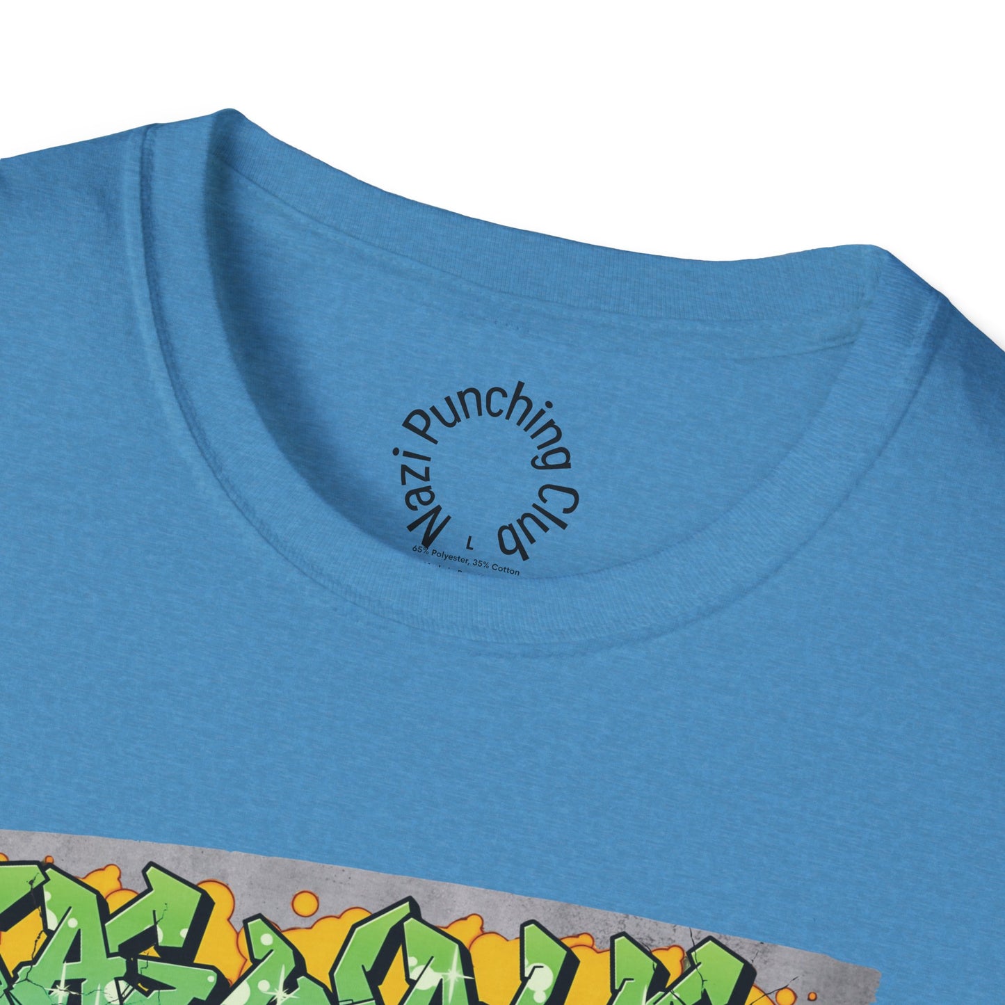 Tag Walls, Punch Fascists Softstyle T-shirt
