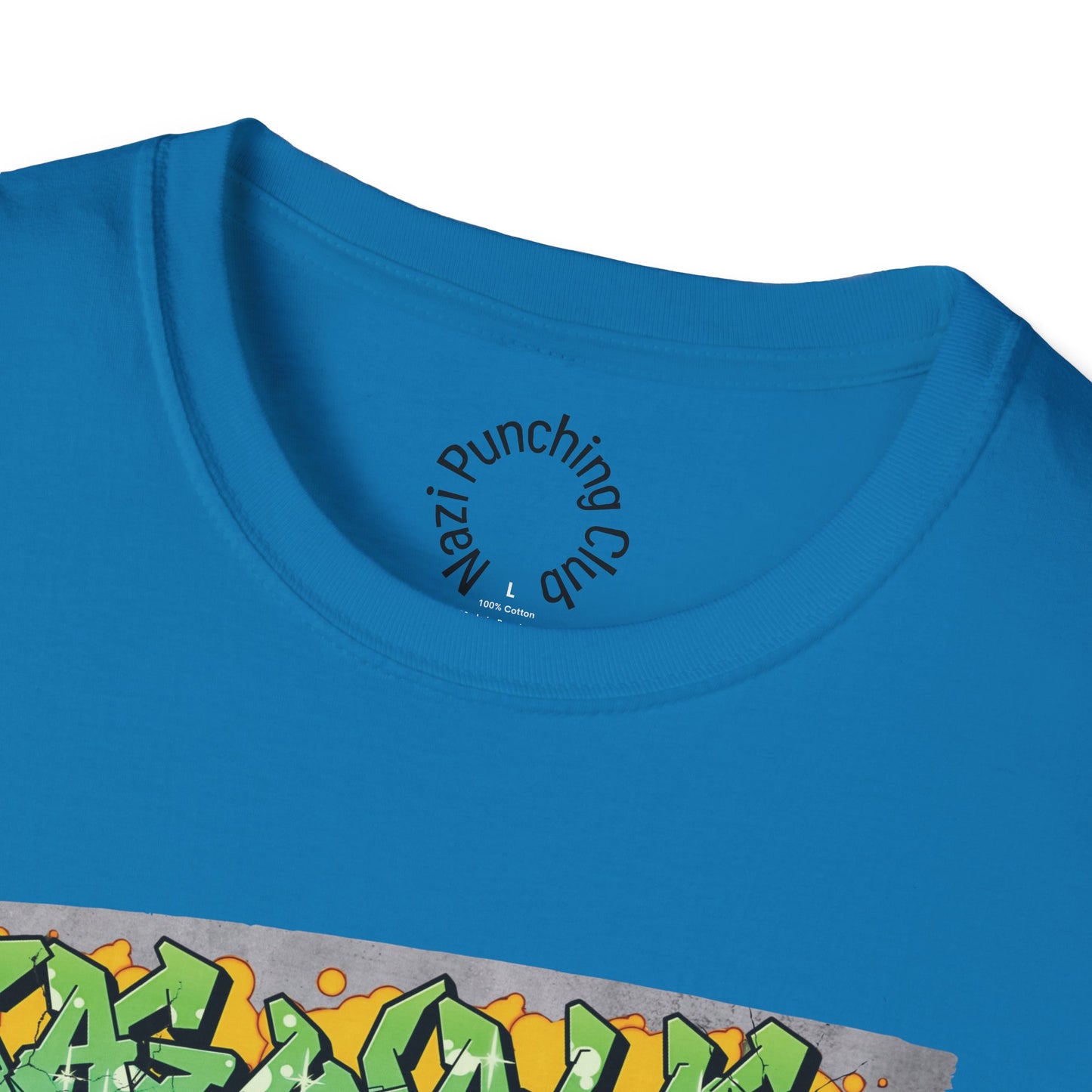 Tag Walls, Punch Fascists Softstyle T-shirt