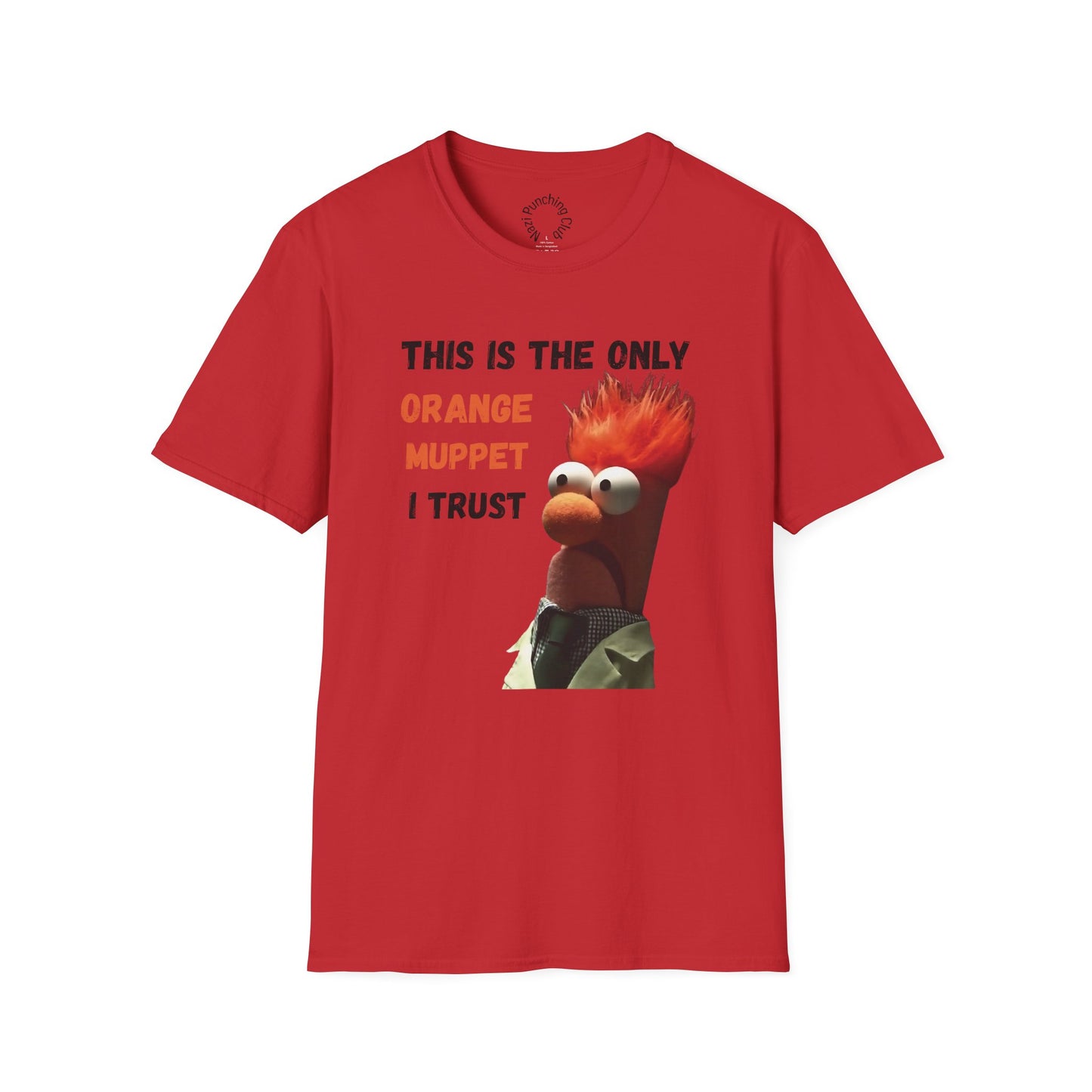 Orange Muppet SoftStyle T-Shirt
