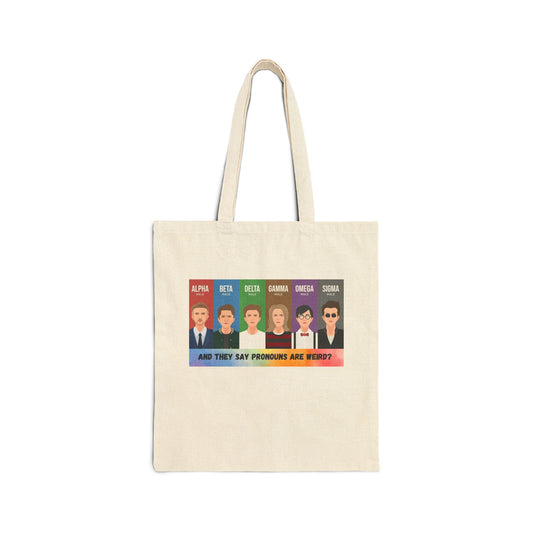 Pronouns Canvas Tote