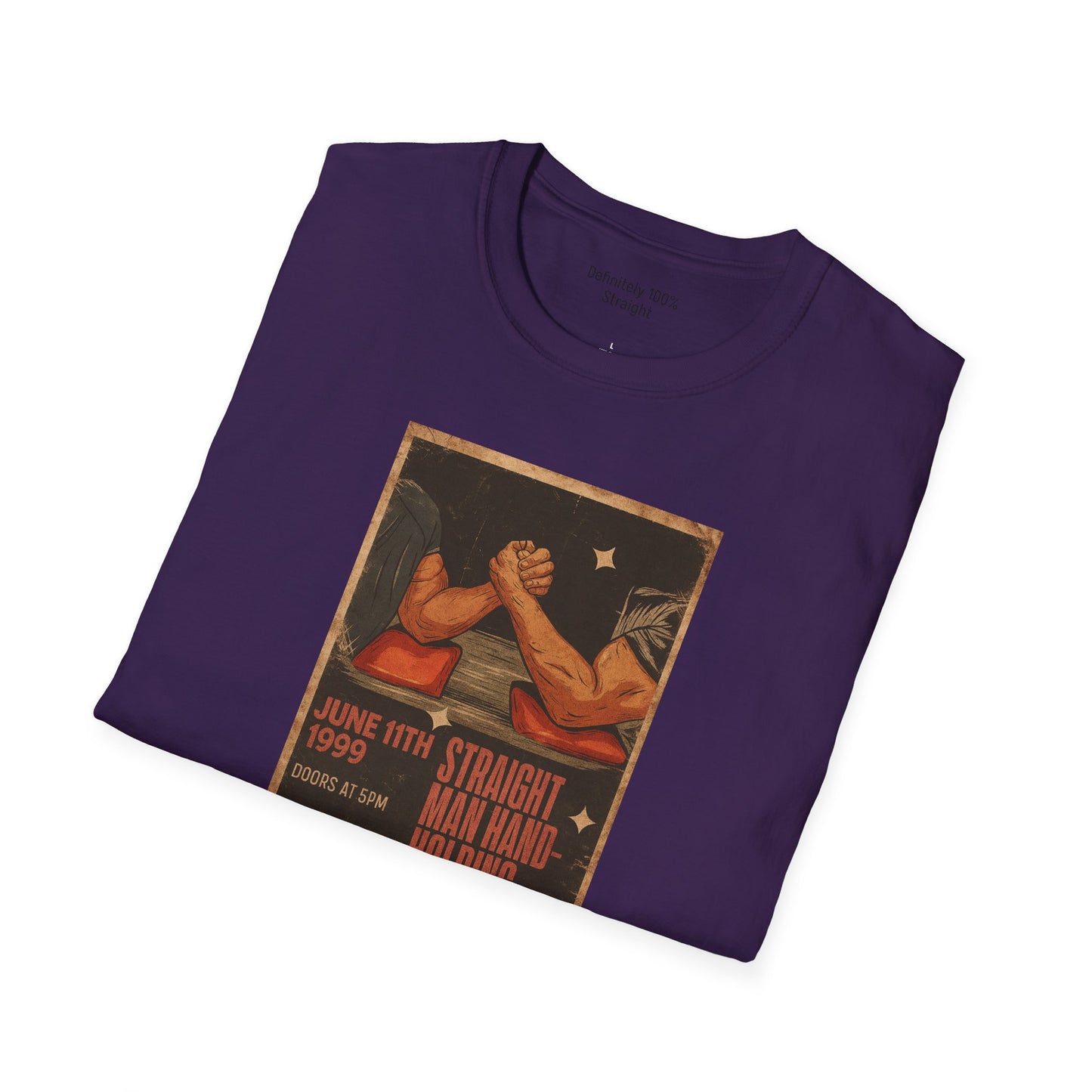 Straight Man Hand-Holding Championship Unisex T-Shirt