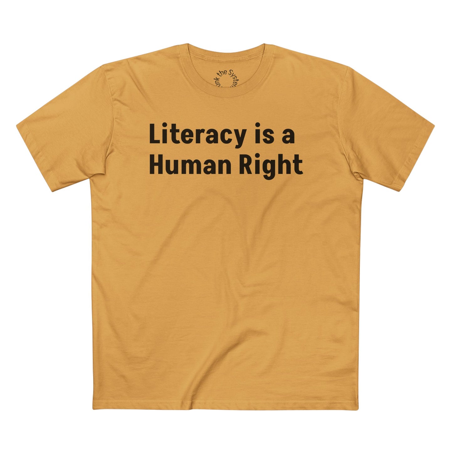 Literacy is a Human Right Staple Tshirt