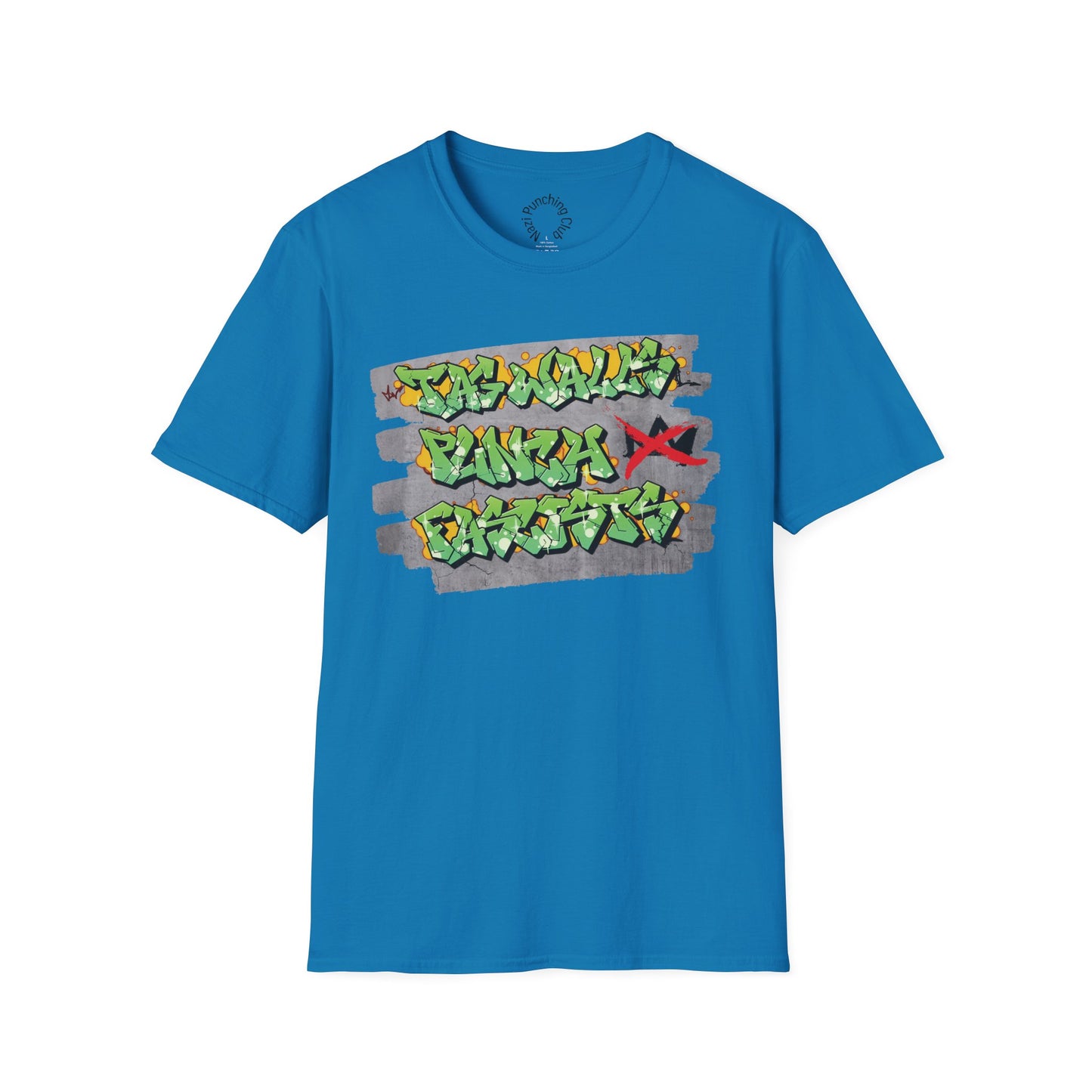 Tag Walls, Punch Fascists Softstyle T-shirt