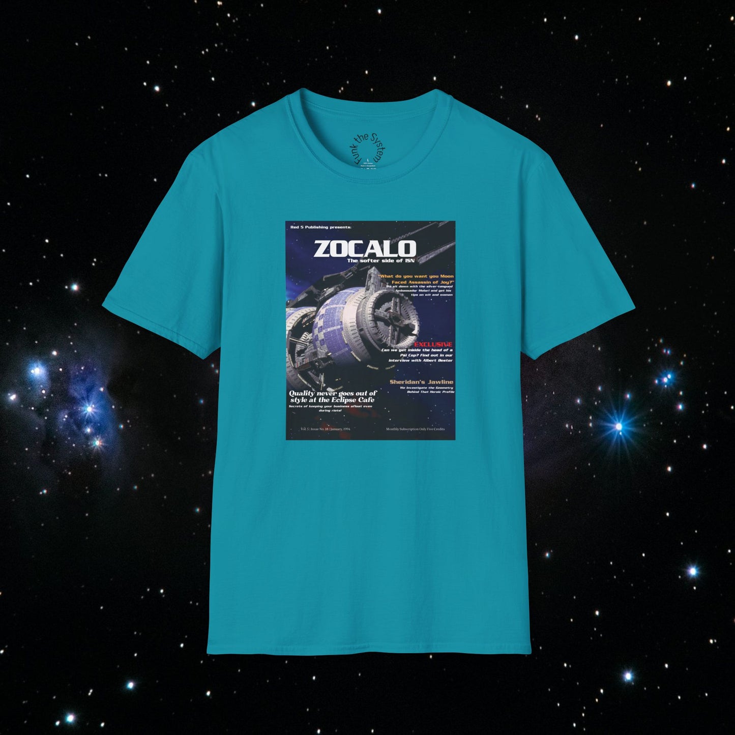 Zocalo (Babylon 5 Magazine Cover) Softstyle T-shirt